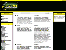 Tablet Screenshot of beyondwebdirectory.com